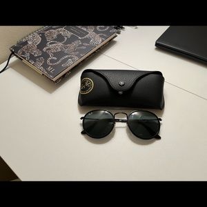 Brand new round double bridge Ray Ban sunglasses.